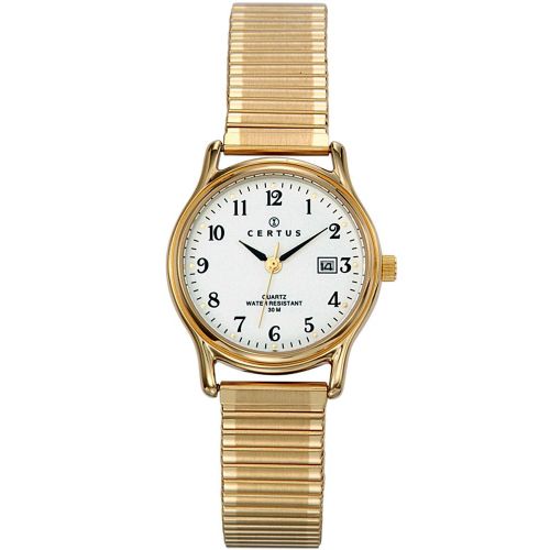 Montre femme Certus bracelet extensible doré 630714