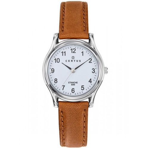 Montre authentique cuir marron cannelle Certus 644285