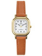 Montre carré pour femme bracelet cuir 646509
