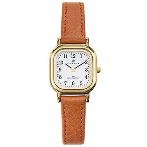 Montre carré pour femme bracelet cuir 646509