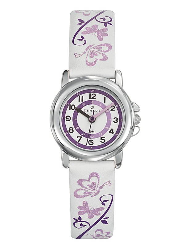 Montre enfant Certus papillon violet 647547