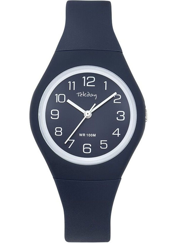 Montre Tekday bleue et blanche 654142
