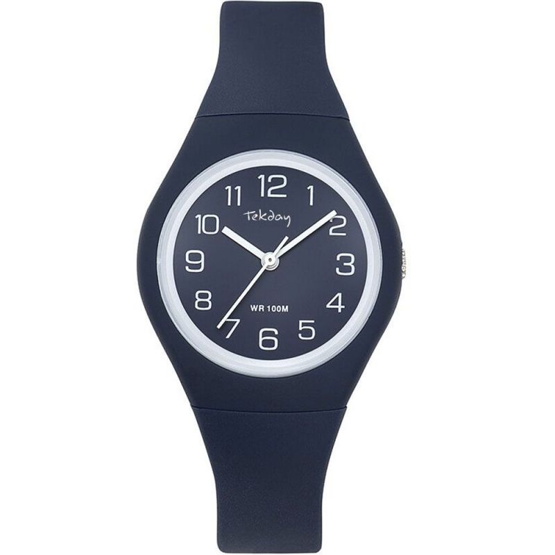 Montre Tekday bleue et blanche 654142