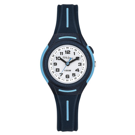 Montre enfant Tekday nuances de bleu 654673