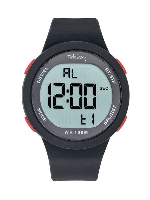 Montre digitale Tekday sport noire 656219