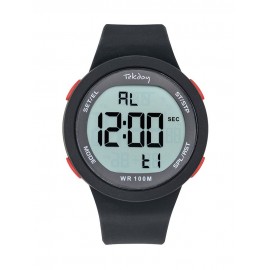 Montre digitale Tekday sport noire 656219