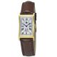 Montre Lip Churchill T18 vintage chiffres romains cuir brun 671933