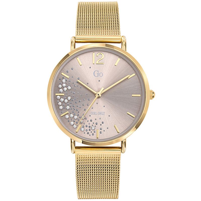 Montre femme tendance Go dorée champagne 695354