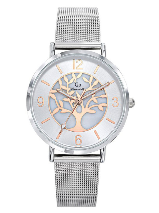 Montre femme Go milanais argenté arbre de vie 695439