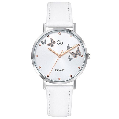 Montre Go for Girl Only blanche papillons 699346