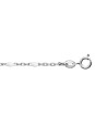 Bracelet argent et résine olives blanche