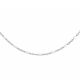 Collier argent et résine olives blanche