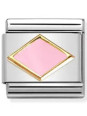 Maillon Nomination classic losange rose
