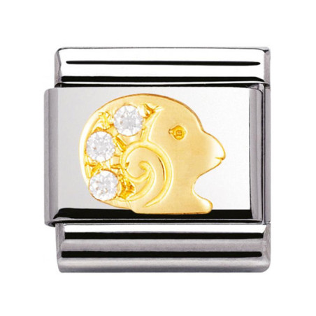 Maillon Nomination classic zodiaque Bélier et pierres