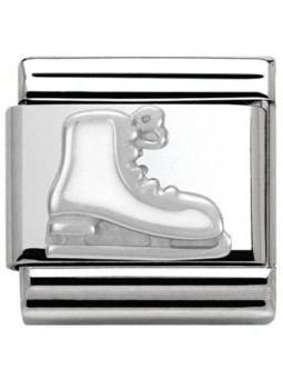 Maillon Nomination classic patin à glace en Argent