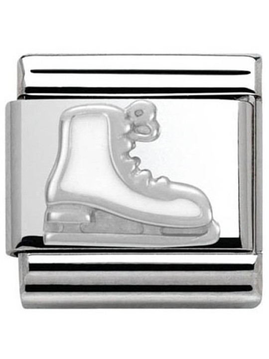 Maillon Nomination classic patin à glace en Argent