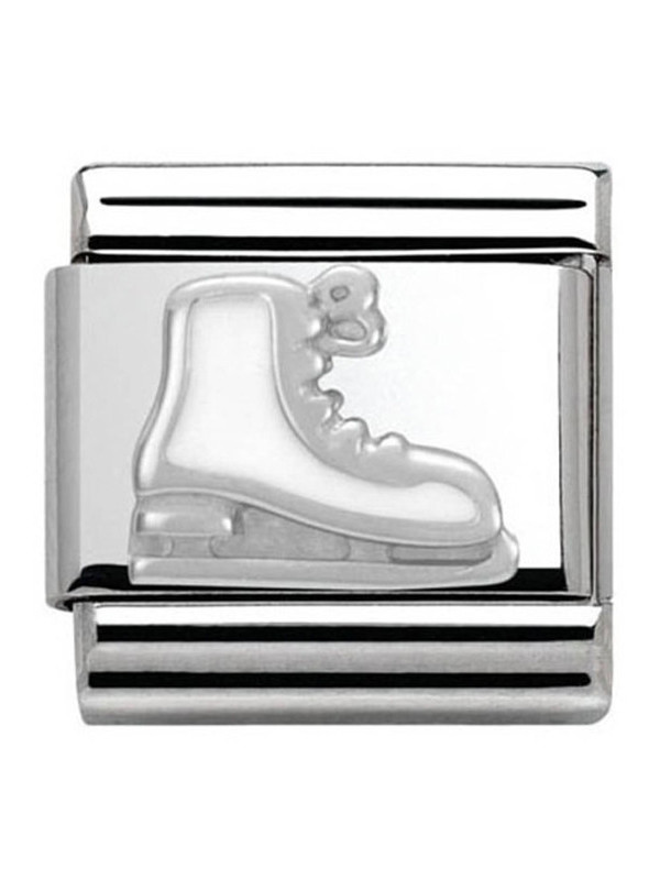Maillon Nomination classic patin à glace en Argent