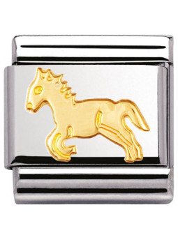 Maillon Nomination classic cheval en Or