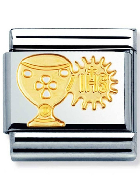 Maillon Nomination classic calice religieux en Or