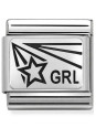 Maillon Nomination classic Girl en Argent