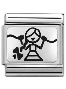 Maillon Nomination classic Fille 1 en Argent