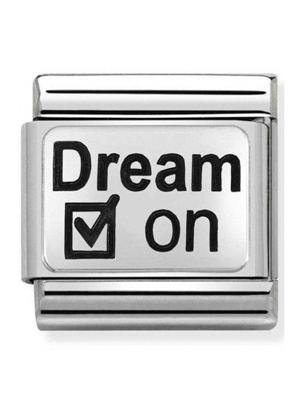 Maillon Nomination classic Dream On en Argent