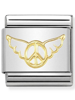 Maillon Nomination classic paix et ailes