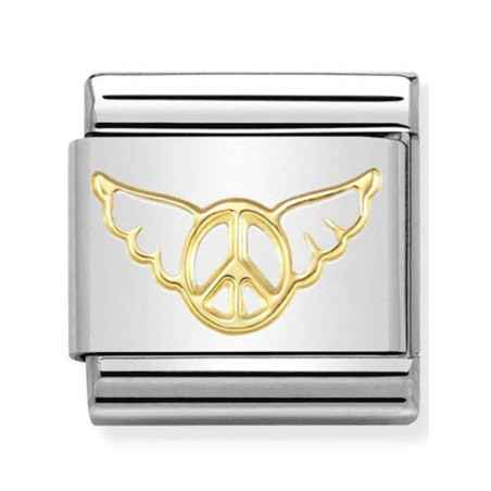 Maillon Nomination classic paix et ailes