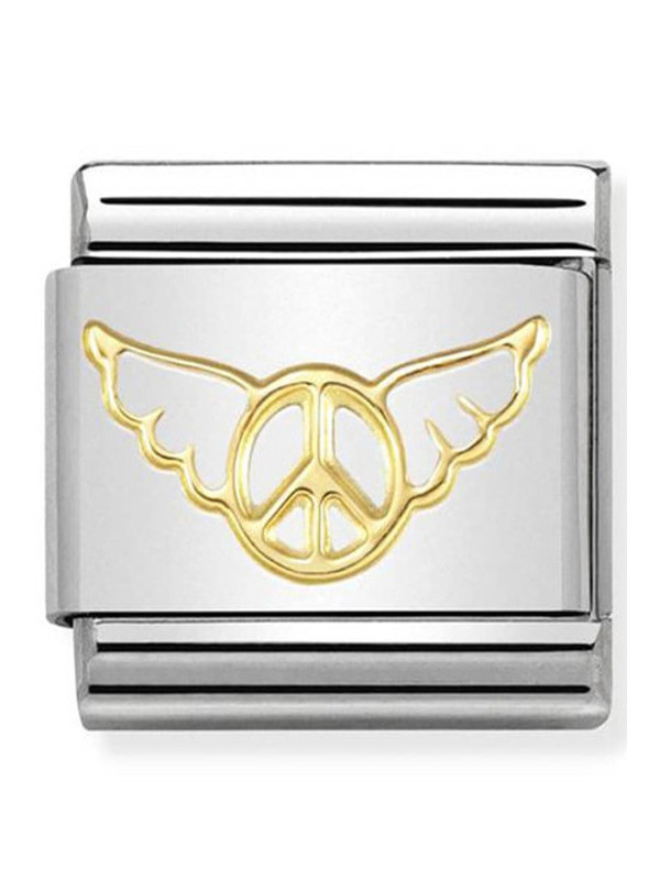 Maillon Nomination classic paix et ailes