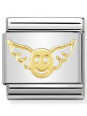 Maillon Nomination classic paix et smiley