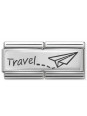 Maillon Nomination classic double Plaque Travel