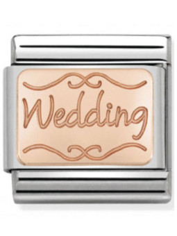 Maillon Nomination classic Wedding en Or rose