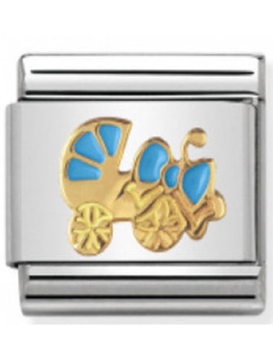 Maillon Nomination classic poussette bleue