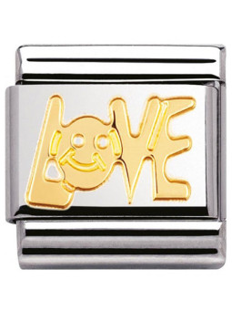 Maillon Nomination Love en Or - 030107-06