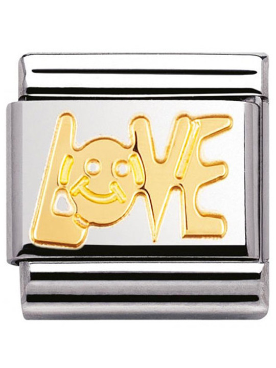 Maillon Nomination Love en Or - 030107-06