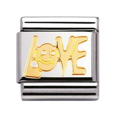Maillon Nomination Love en Or - 030107-06