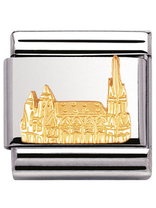 Maillon Nomination classic Cathédrale de vienne en relief