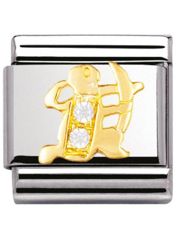 Maillon Nomination classic zodiaque Sagittaire et pierres