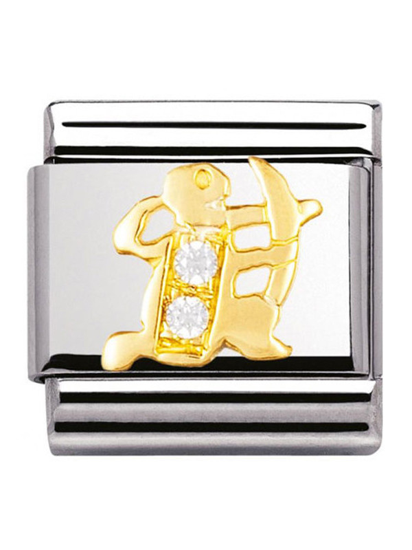 Maillon Nomination classic zodiaque Sagittaire et pierres