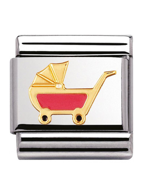 Maillon Nomination classic berceau rose