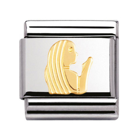 Maillon Nomination classic signe du zodiaque Vierge