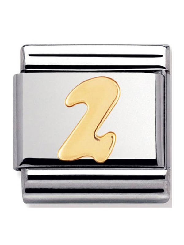 Maillon Nomination classic chiffre 2 en Or