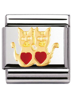 Maillon Nomination classic chats amoureux