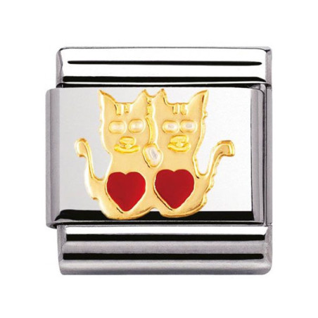 Maillon Nomination classic chats amoureux