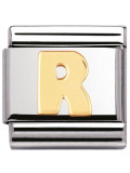Maillon Nomination classic Lettre R standard Or 