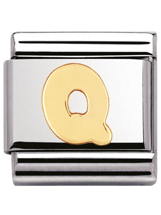 Maillon Nomination classic Lettre Q standard Or