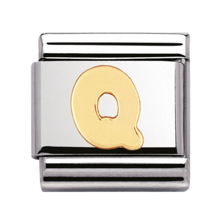 Maillon Nomination classic Lettre Q standard Or