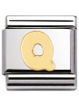 Maillon Nomination classic Lettre Q standard Or