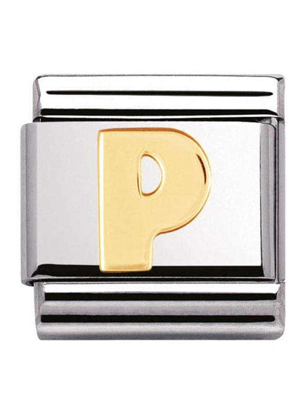 Maillon Nomination classic Lettre O standard Or
