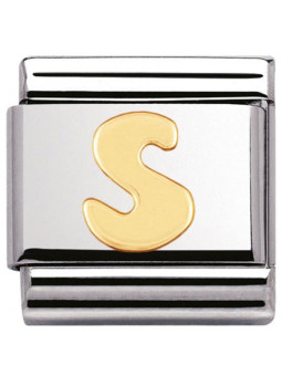 Maillon Nomination classic Lettre S standard Or